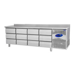  CSA CS-TEZ 4D-700 Tezgah Tipi Derin Dondurucu, 12 Çekmeceli, 632 L